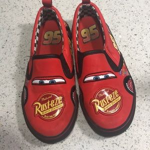 Lighting McQueen cars shoes size 13